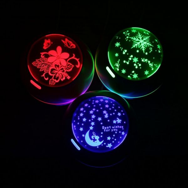 Υγραντήρας Υπέρηχων 3 σε 1 Αρωματοθεραπεία, Καθαρισμός Αέρα & Πολύχρωμο Φωτιστικό - Lights & Shadow Aroma Diffuser