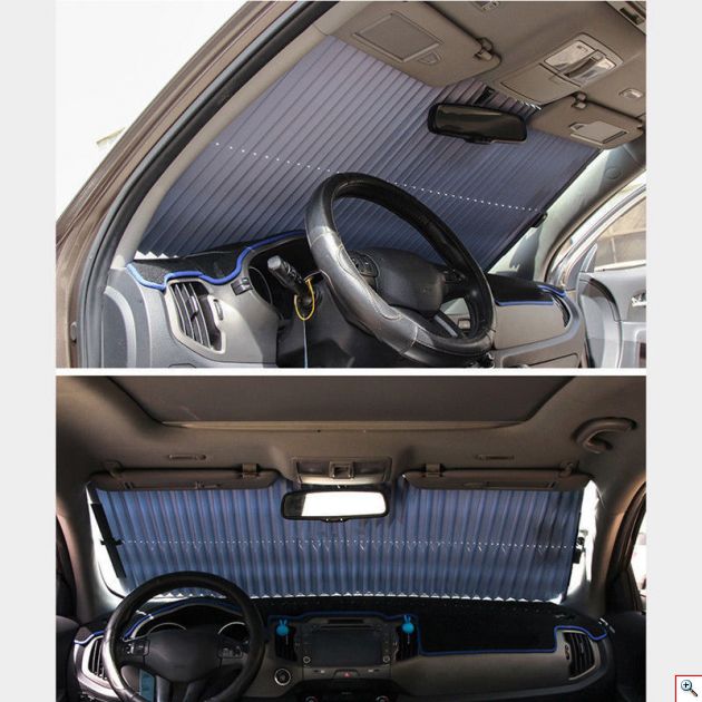 Σκίαστρο - Ηλιακή Προστασία Αυτοκινήτου Συρόμενο (Κουρτίνα) 40x155cm