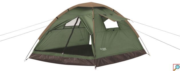 ESCAPE Αδιάβροχη Σκηνή Camping 4 Ατόμων με 2 Πόρτες και 2 Παράθυρα 200x225x165 cm