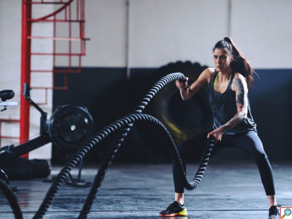 Σχοινί Προπόνησης Crossfit 9m AMILA Battle Rope NS