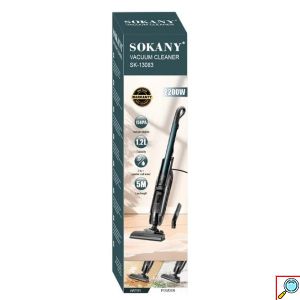 Σκούπα Stick Χειρός 2 Σε 1 Υγρών Και Στερεών 2200W 1.2L Sokany SK-13083