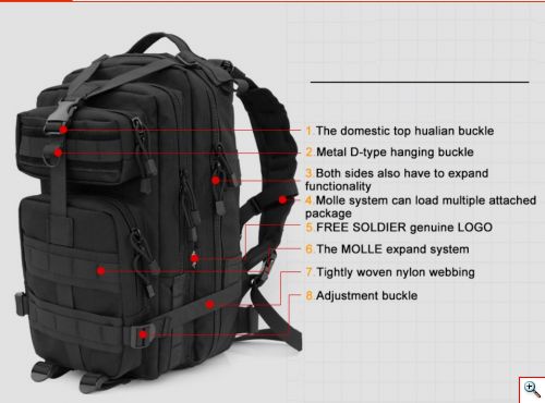 Σακίδιο Πλάτης Super Heavy Duty SLA 30L