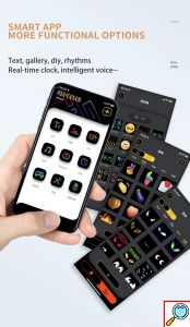 Smart LED Pixel Οθόνη Αυτοκινήτου με Βεντούζα Στήριξης 32x32cm