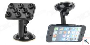 Βάση Αυτοκινήτου με Βεντούζες για GPS Συσκευές και Κινητά Τηλέφωνα