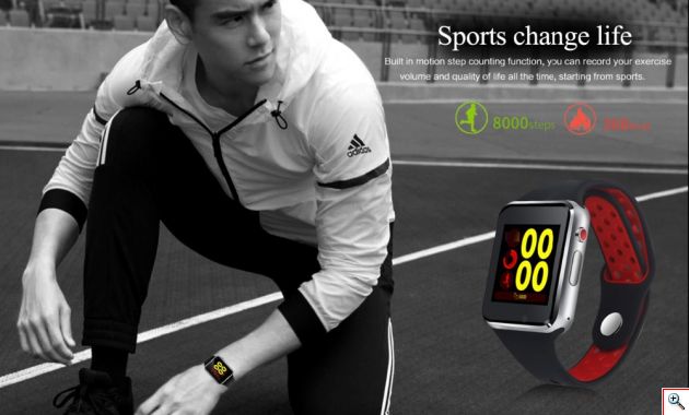 Smart Watch - Ρολόι Κινητό Τηλέφωνο Sim Handsfree με Οθόνη Αφής, Κάμερα, Βηματομετρητή, Μέτρηση Ύπνου, Facebook, Internet, Antilost, Ξυπνητήρι MTK62