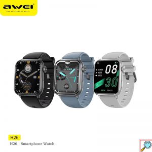 Αδιάβροχο Έξυπνο Ρολόι - Smartwatch με Bluetooth, Παλμογράφο, Βηματομετρητή και Ασύρματη Φόρτιση - Awei