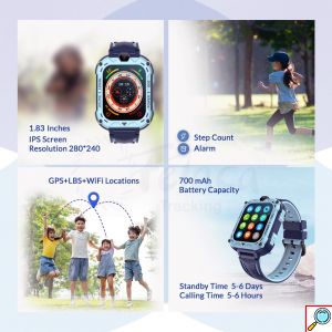 Smartwatch για Παιδιά με Παρακολούθηση GPS, Βιντεοκλήσεις & Λειτουργία SOS 