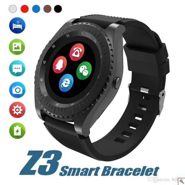 Smart Watch - Ρολόι Κινητό Τηλέφωνο Sim Handsfree με Οθόνη Αφής, World Clock, Κάμερα Βηματομετρητή, Μέτρηση Ύπνου, Facebook, Internet, Antilost & Ξυπνητήρι κα