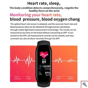 Αδιάβροχο Βιομετρικό Smartwatch Άθλησης Health & Fitness® Daily - Activity Tracker με Μετρητη Καρδιακού Παλμού, Πιεσόμετρο, Οξύμετρο, Ποιότητα Ύπνου, Βηματομετρητή, Θερμιδομετρητή, Χρονόμετρο Smart Band Ρολόι