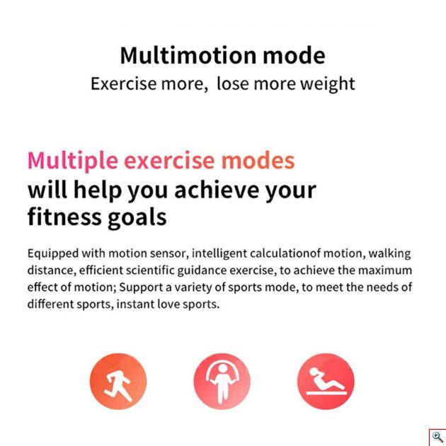 Αδιάβροχο Βιομετρικό Smartwatch Άθλησης Health & Fitness® Daily - Activity Tracker με Μετρητη Καρδιακού Παλμού, Πιεσόμετρο, Οξύμετρο, Ποιότητα Ύπνου, Βηματομετρητή, Θερμιδομετρητή, Χρονόμετρο Smart Band Ρολόι