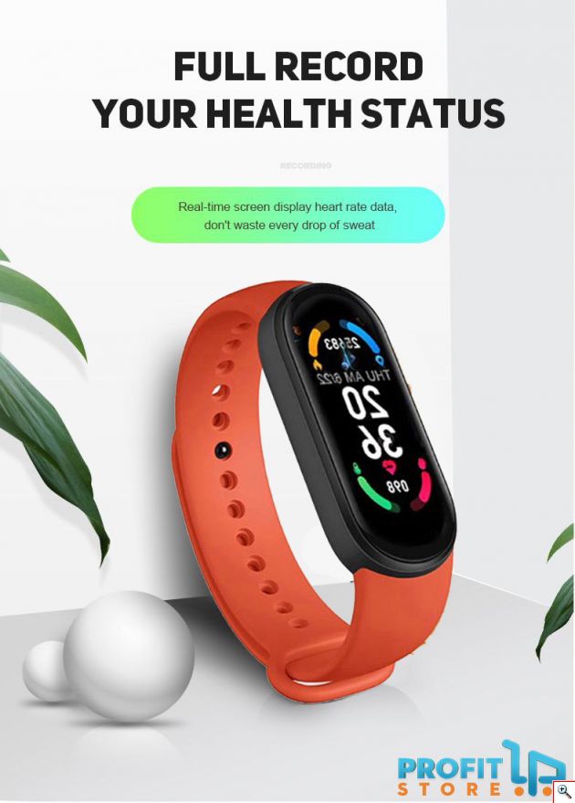 Αδιάβροχο Βιομετρικό Smartwatch Άθλησης Health & Fitness® Daily - Activity Tracker με Μετρητη Καρδιακού Παλμού, Πιεσόμετρο, Οξύμετρο, Ποιότητα Ύπνου, Βηματομετρητή, Θερμιδομετρητή, Χρονόμετρο Smart Band Ρολόι