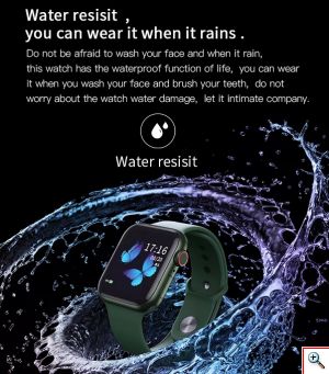 Bluetooth Smart Watch - Αδιάβροχο Ρολόι με Οθόνη Αφής, Οξύμετρο, Βηματομετρητή, Θερμιδομετρητή, Πιεσόμετρο, Παρακολούθηση Ύπνου