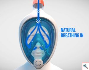 Sub Full Face Snorkel Mask Xifias 850