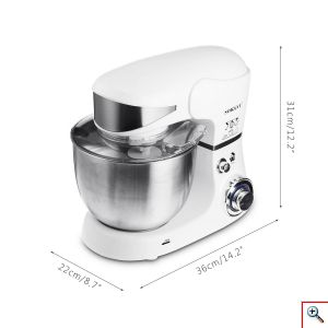 SOKANY® Ισχυρό Μίξερ - Κουζινομηχανή 1000W με Ανοξείδωτο Κάδο 5lt SC 206