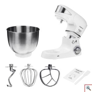 SOKANY® Ισχυρό Μίξερ - Κουζινομηχανή 1000W με Ανοξείδωτο Κάδο 5lt SC 206