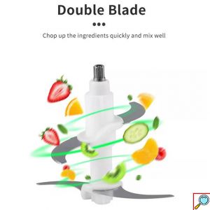 Sokany® Inox Multi - Πολυκόπτης 800W με Δοχείο 3lt - Διπλή Λεπίδα & 2 Ταχύτητες