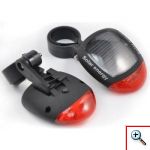 Επαναφορτιζόμενο Πίσω Φως Ποδηλάτου Με Ηλιακό Συλλέκτη