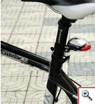 Επαναφορτιζόμενο Πίσω Φως Ποδηλάτου Με Ηλιακό Συλλέκτη