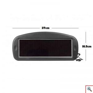 Ηλιακός φορτιστής μπαταρίας αυτοκινήτου, μηχανής, σκάφους 12V 1.8Watt