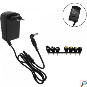 Solma Universal Φορτιστής - Charger με Ρυθμιζόμενη Τάση 3V-12V 3.1A 30W & 8 Διαφορετικά Βύσματα