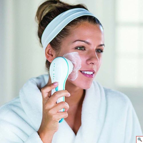 Συσκευή Καθαρισμού Προσώπου με 2 Κεφαλές – Spin Spa Cleansing Facial Brush 