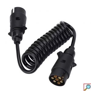 Σπιράλ Προέκταση Καλωδίου Τρέιλερ 3m - 7 Pins 12V/24V
