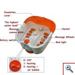 Ηλεκτρικό Ποδόλουτρο Spa με Μασάζ και Υπέρυθρη Θέρμανση SHUNI-SQ-368
