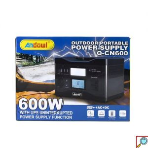 Σταθμός ασύρματης & ενσύρματης φόρτισης 533Wh 50Ah 5-220V 600W Andowl μαύρο