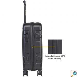 Σετ 3 Heavy Duty Βαλίτσες Βαρέως Τύπου 50-60-70cm με Κλειδαριά STEALTH CAT® 83795 με Βαλίτσα Καμπίνας Caterpillar - Black 01