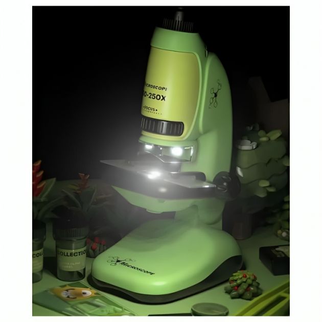 STEAM Παιδικό Εκπαιδευτικό Μικροσκόπιο με Μεγέθυνση 50-250x & LED Φωτισμό - Για Παιδιά από 8 Ετών