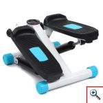 Stepper με Λάστιχα για Εκγύμναση Όλου του Σώματος και LCD Οθόνη, 35,5x35,5cm