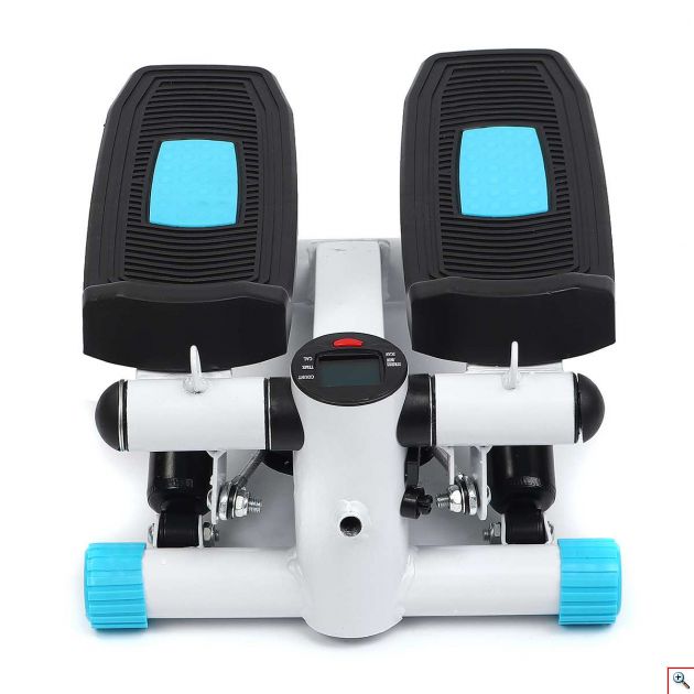 Stepper με Λάστιχα για Εκγύμναση Όλου του Σώματος και LCD Οθόνη, 35,5x35,5cm