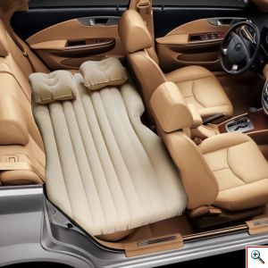 Φουσκωτό Στρώμα Αυτοκινήτου με Τρόμπα 12V & Κιτ Επισκευής για το Πίσω Κάθισμα - Κρεβάτι Οχήματος Ταξιδιού ΟΕΜ