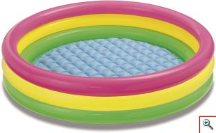Intex® Φουσκωτή Παιδική Πισίνα 147x33cm Sunset Glow 57422