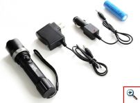 Επαναφορτιζόμενος Φακός SWAT LED CREE 3W - POLICE