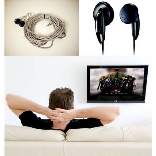 Ενσύρματα Ακουστικά Τηλεόρασης 5 Μέτρα - 5m Cord Length for TV