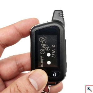 Αντικλεπτικός Συναγερμός Μοτοσυκλέτας Δύο Κατευθύνσεων 125dB με Τηλεχειριστήριο με Οθόνη LCD & Εμβέλεια 1KM