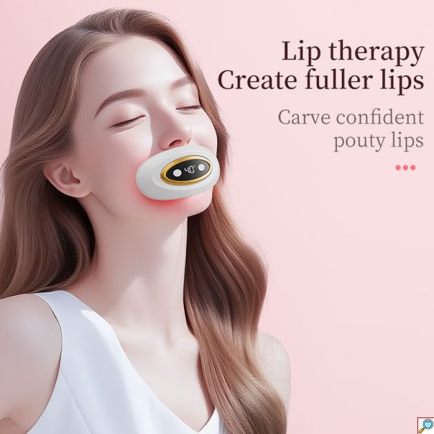 Συσκευή Περιποίησης & Μεγέθυνσης Χειλιών LED Με Θερμότητα