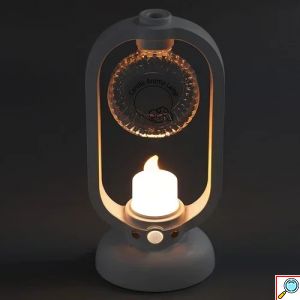 Συσκευή Αρωματοθεραπείας Αιθέριων Ελαίων 50ml για Χαλάρωση και Ευεξία – Candle Aroma Lamp