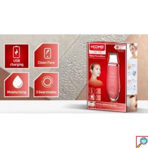 Συσκευή Καθαρισμού Προσώπου Hoomei – Υπερηχητική 3 σε 1 με Καθαρισμό, Ενυδάτωση και Ανόρθωση