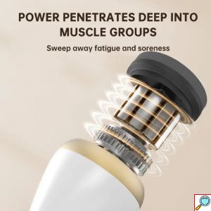 Συσκευή Μασάζ Σώματος 360° με Δόνηση Υψηλής Συχνότητας και 3 Εναλλάξιμα Καλύμματα – Body Massager