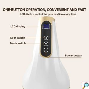 Συσκευή Μασάζ Σώματος 360° με Δόνηση Υψηλής Συχνότητας και 3 Εναλλάξιμα Καλύμματα – Body Massager