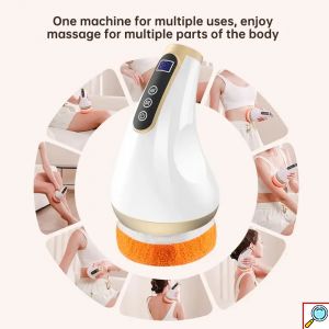 Συσκευή Μασάζ Σώματος 360° με Δόνηση Υψηλής Συχνότητας και 3 Εναλλάξιμα Καλύμματα – Body Massager