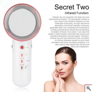 Συσκευή Αδυνατίσματος Ηλεκτρομυϊκής Διέγερσης EMS Υπερήχων & Υπέρυθρης Ενέργειας 3 σε 1 - Weight Loss Ηλεκτροδιέγερσης