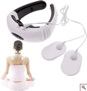 Συσκευή Μασάζ & Φυσιοθεραπείας Λαιμού - Αυχένα - Πλάτης με Ηλεκτρομυϊκή Διέγερση για Ανακούφιση από Πόνους