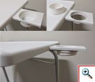 Νέο Επαναστατικό Πτυσσόμενο Τραπεζάκι Table Mate IV με υποδοχή για ποτήρια 