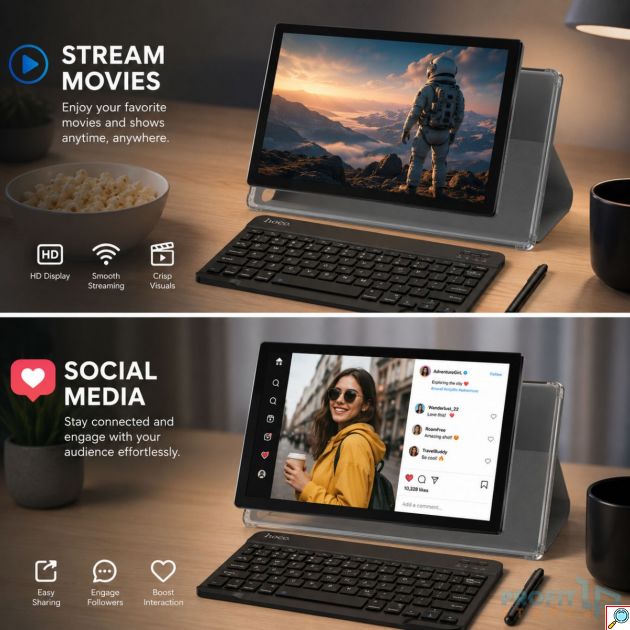 Tablet Hoco 10.1 4G LTE 6GB RAM 128GB Android