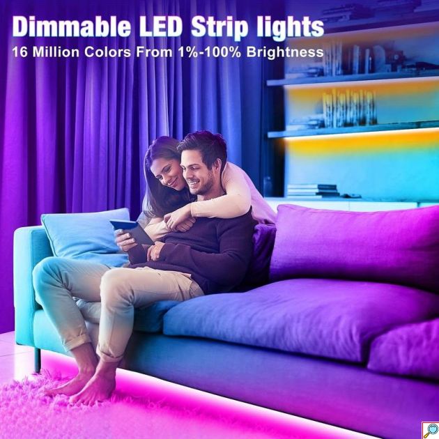 Ταινία LED Τροφοδοσίας USB 5V RGB Μήκους 3m Σετ με Τηλεχειριστήριο και Τροφοδοτικό Τύπου SMD5050