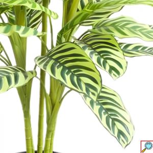 Τεχνητό Διακοσμητικό Φυτό Yellow Velvet 90cm σε Γλαστράκι
