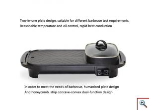 Teppanyaki Grill 1360W με Ρυθμιζόμενο Θερμοστάτη YS-K1360A 